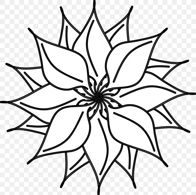 Flower Black And White Free Content Clip Art, PNG, 1007x1000px, Flower, Area, Artwork, Black And White, Blog Download Free