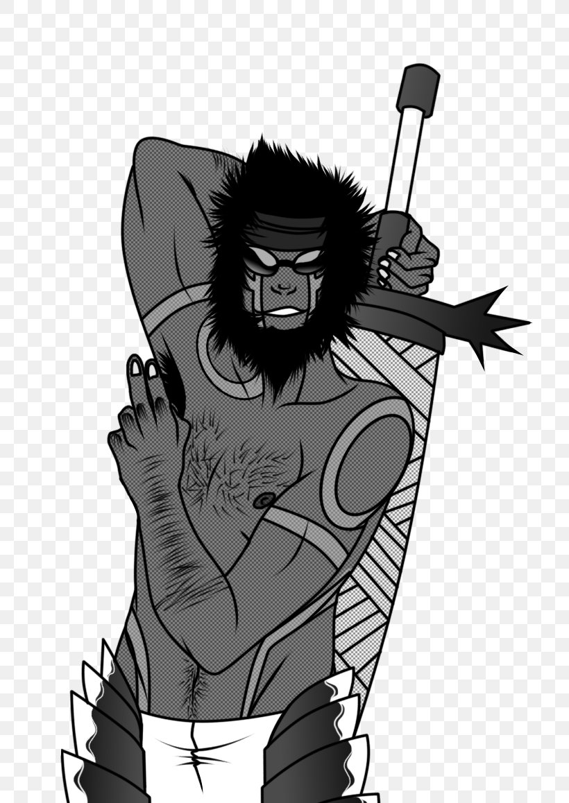 Homo Sapiens Gorilla Legendary Creature White, PNG, 717x1158px, Homo Sapiens, Art, Black And White, Drawing, Fictional Character Download Free