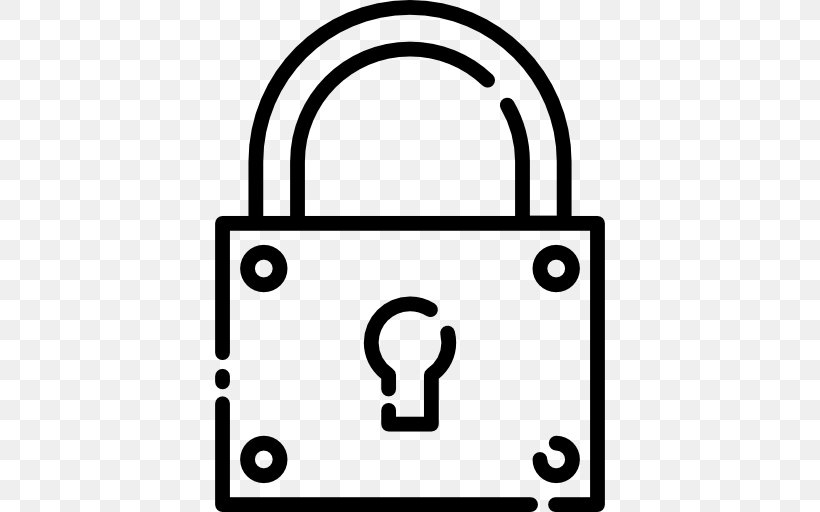 Padlock, PNG, 512x512px, Padlock, Area, Black And White, Hardware Accessory, Lock Download Free