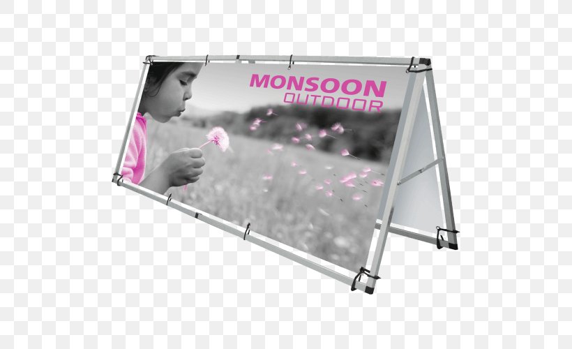 Vinyl Banners Billboard Advertising Monsoon, PNG, 500x500px, Vinyl Banners, Advertising, Aluminium, Banner, Billboard Download Free