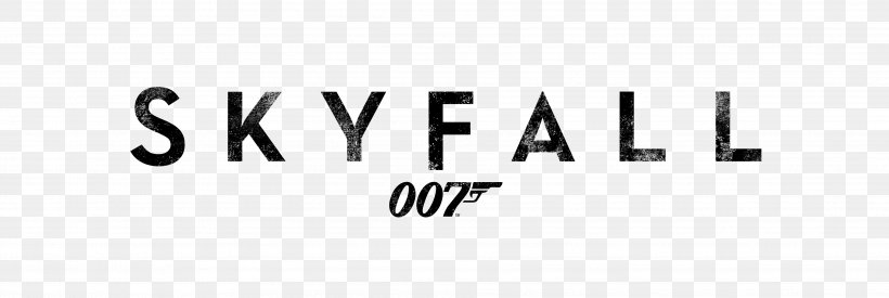 James Bond Film Series Skyfall: Original Motion Picture Soundtrack Logo, PNG, 3833x1288px, James Bond, Black, Black And White, Brand, Film Download Free