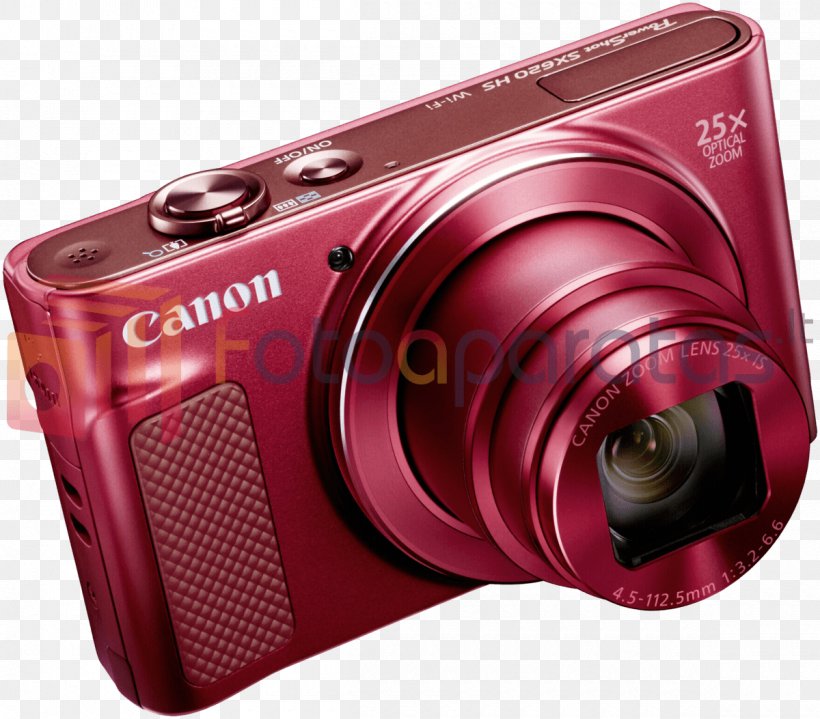 Point-and-shoot Camera Canon PowerShot SX620 HS Digital Camera (Red) Canon PowerShot SX620 HS 20.2 MP Compact Digital Camera, PNG, 1200x1053px, Pointandshoot Camera, Camera, Camera Lens, Cameras Optics, Canon Download Free
