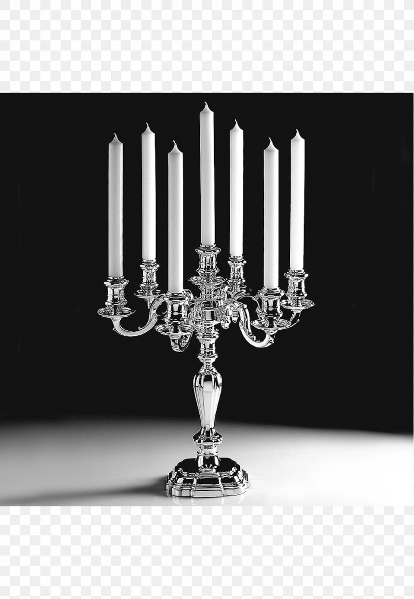 Light Fixture Candlestick Candelabra Robbe & Berking, PNG, 950x1375px, Light Fixture, Argenture, Black And White, Candelabra, Candle Download Free