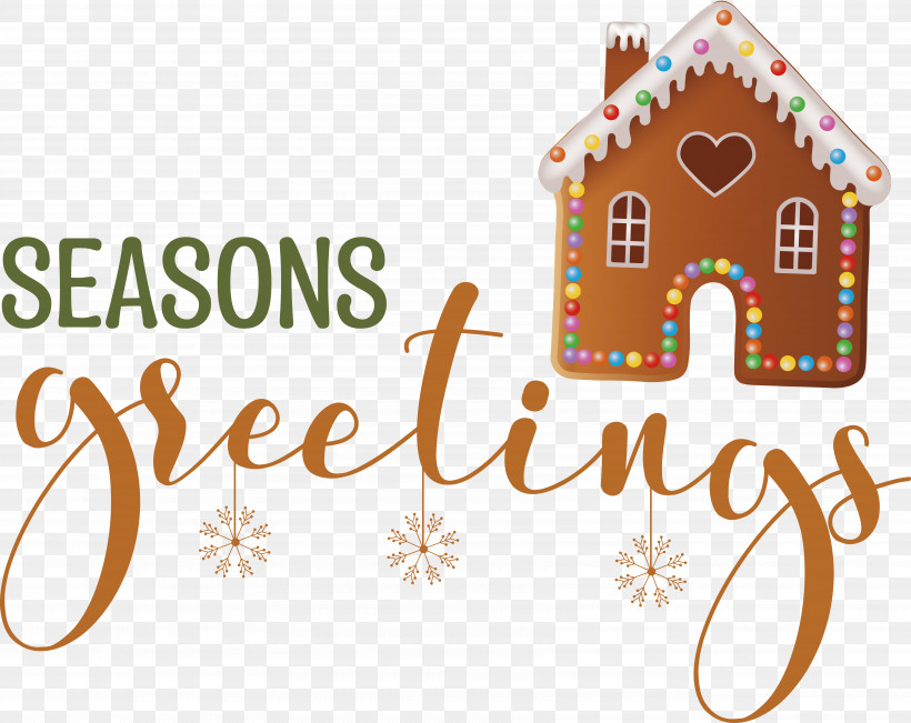 Seasons Greetings, PNG, 6760x5367px, Seasons Greetings, Gingerbread, Merry Christmas Download Free