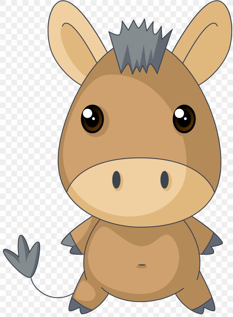 Donkey Horse Mule Clip Art, PNG, 2826x3840px, Donkey, Animal, Carnivoran, Cartoon, Cat Like Mammal Download Free