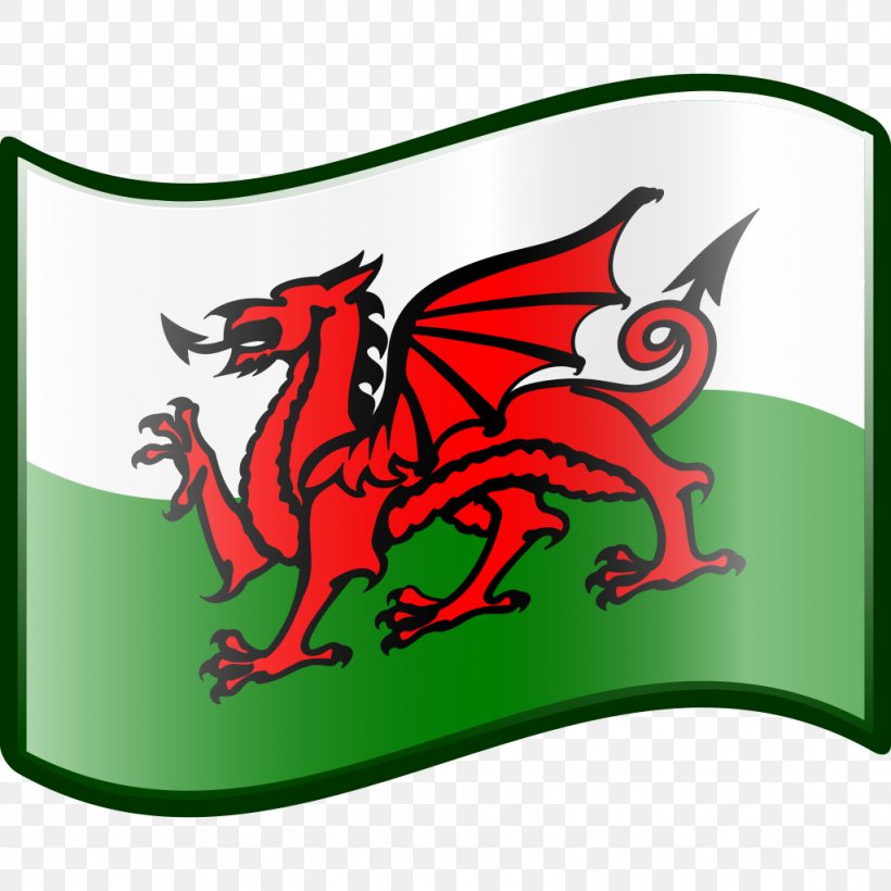 Flag Of Wales Welsh Clip Art, PNG, 1024x1024px, Wales, Dragon, Fictional Character, Flag Of Wales, Green Download Free