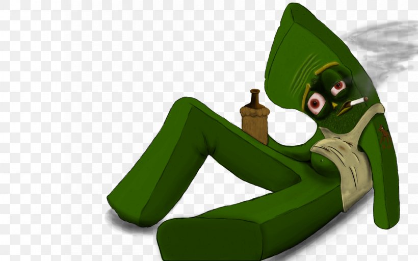 Gumby Character Toy Cartoon, PNG, 1680x1050px, Gumby, Amphibian, Cartoon, Character, Fictional Character Download Free