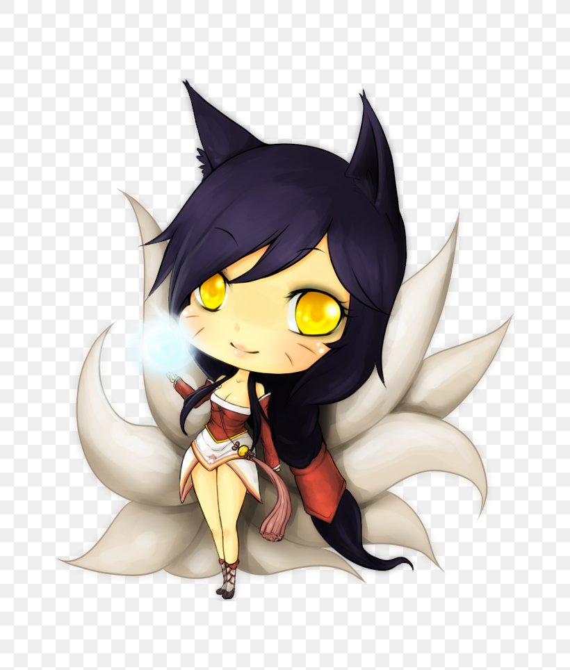League Of Legends Dota 2 Summoner Ahri Nine-tailed Fox, PNG, 719x964px, Watercolor, Cartoon, Flower, Frame, Heart Download Free
