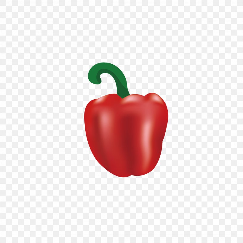 Bell Pepper Euclidean Vector Red, PNG, 2126x2126px, Bell Pepper, Apple, Bell Peppers And Chili Peppers, Capsicum, Capsicum Annuum Download Free