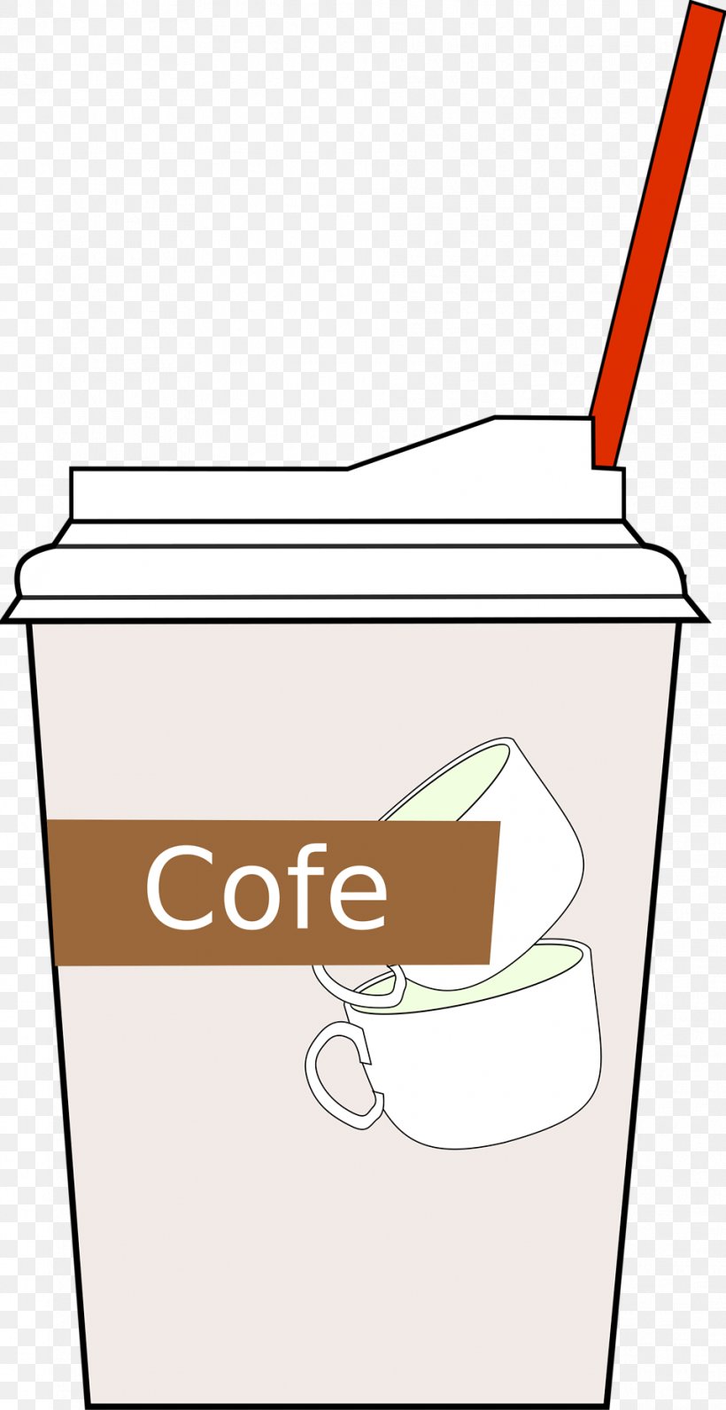 Cafe Iced Coffee Coffee Cup Clip Art, PNG, 958x1860px, Cafe, Area, Artwork, Brand, Coffee Download Free