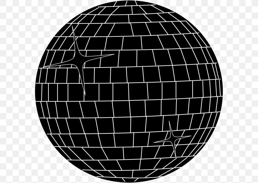 Disco Ball Clip Art, PNG, 600x583px, Disco Ball, Black, Black And White, Disco, Drawing Download Free