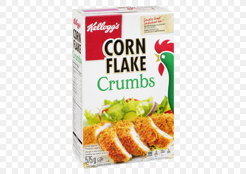 Kellogg's Corn Flakes Crumbs Breakfast Cereal Vegetarian Cuisine Kellogg's Corn Pops Cereal, PNG, 580x580px, Corn Flakes, Bread Crumbs, Breakfast, Breakfast Cereal, Condiment Download Free