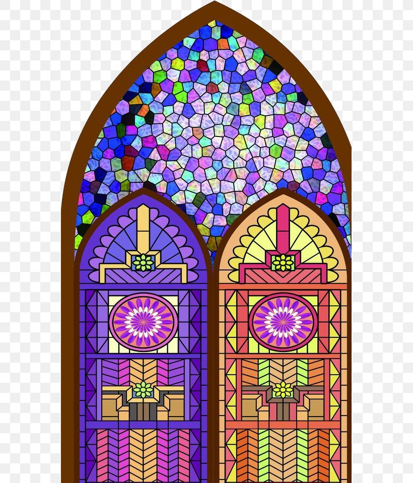 Stained Glass, PNG, 577x959px, Glass, Arch, Art, Gratis, Material Download Free