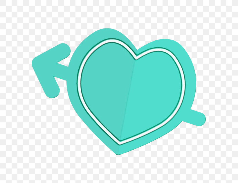 Aqua Heart Turquoise Green Teal, PNG, 600x630px, Watercolor, Aqua, Green, Heart, Love Download Free