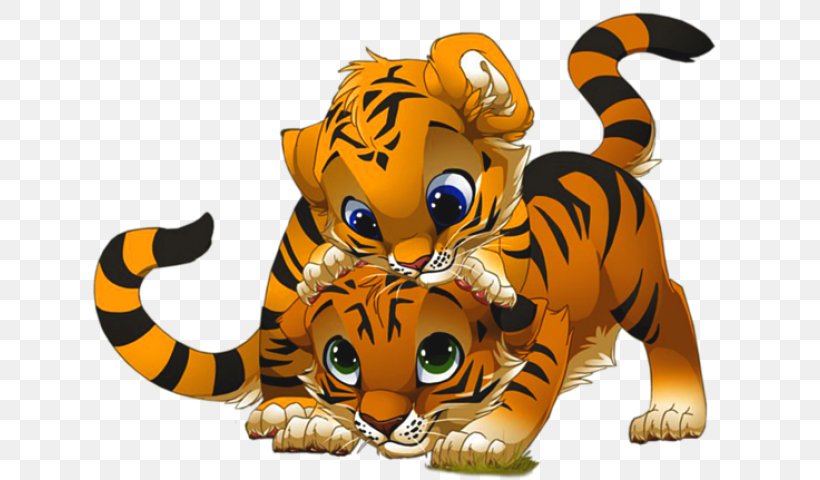Tiger Terrestrial Animal Bengal Tiger Animal Figure Clip Art, PNG, 640x480px, Tiger, Animal Figure, Animated Cartoon, Bengal Tiger, Snout Download Free