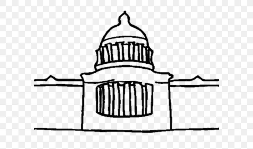 United States Capitol Line Art Building Clip Art, PNG, 600x484px, United States Capitol, Area, Art, Artwork, Black Download Free