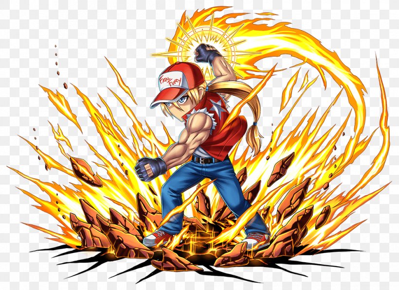 Brave Frontier Terry Bogard The King Of Fighters XIV Iori Yagami NeoGeo Battle Coliseum, PNG, 991x722px, Watercolor, Cartoon, Flower, Frame, Heart Download Free