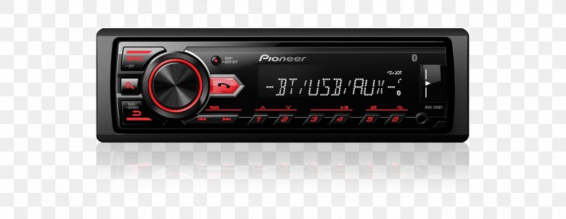 Car Vehicle Audio Pioneer MVH-298BT Pioneer Corporation AV Receiver, PNG, 1920x745px, Car, Audio, Audio Receiver, Automotive Head Unit, Av Receiver Download Free