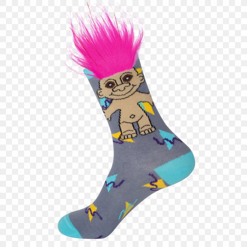 Diabetic Sock Troll Doll Shoe Knee Highs, PNG, 1024x1024px, Sock, Clothing, Diabetic Sock, Fashion, Happy Socks Download Free