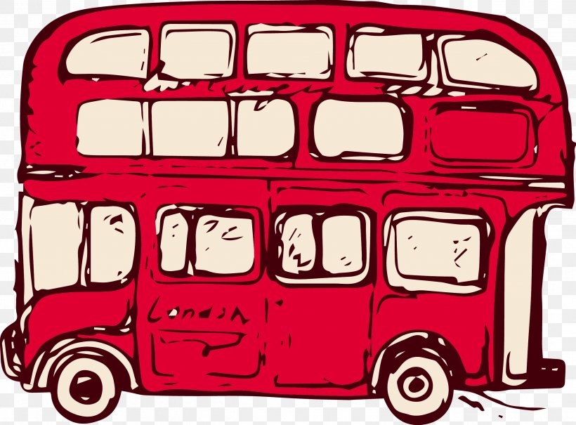 London Bus Vehicle Motor Art Decal Sticker Picture Poster Decorate 