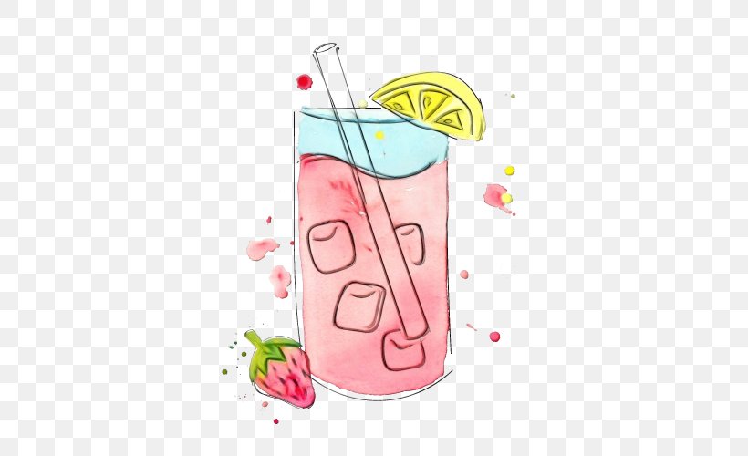 Milkshake, PNG, 500x500px, Watercolor, Cartoon, Cocktail, Drink, Juice Download Free