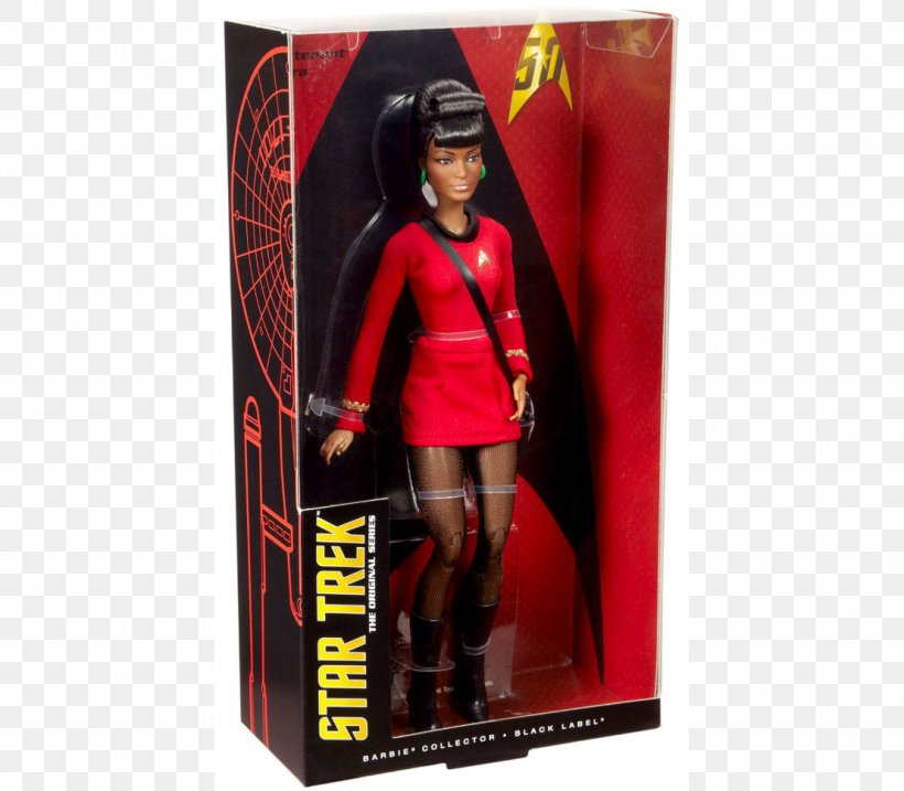 Uhura Doll Barbie Star Trek Action & Toy Figures, PNG, 1109x970px, Uhura, Action Figure, Action Toy Figures, Barbie, Barbie 2016 Holiday Doll Download Free
