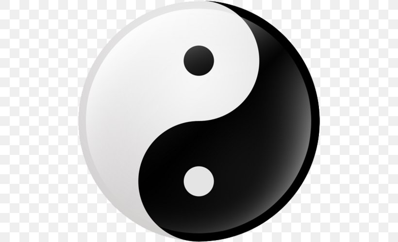 Yin And Yang Symbol Tao Te Ching Clip Art, PNG, 500x500px, Yin And Yang, Black And White, Chinese Philosophy, Material, Mobile Phones Download Free