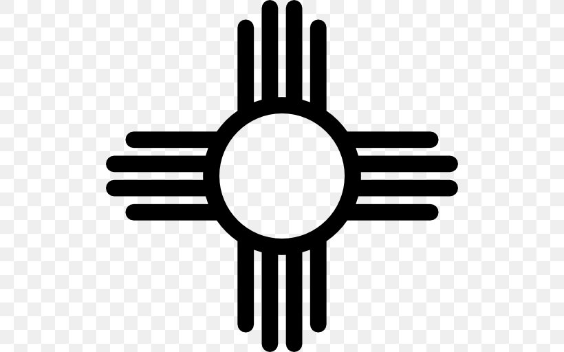 Download Zia Pueblo Zia People Flag Of New Mexico Symbol, PNG, 512x512px, Zia Pueblo, Black And White ...