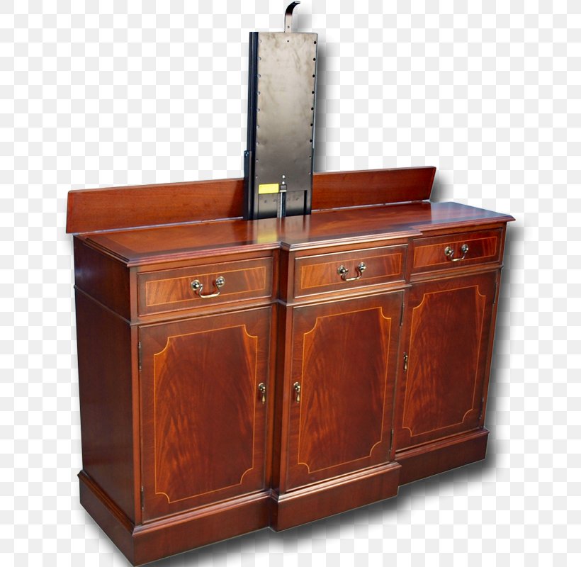 Buffets & Sideboards Furniture TV-Lift Chiffonier Mahogany, PNG, 800x800px, Buffets Sideboards, Antique, Cabinetry, Chiffonier, Furniture Download Free