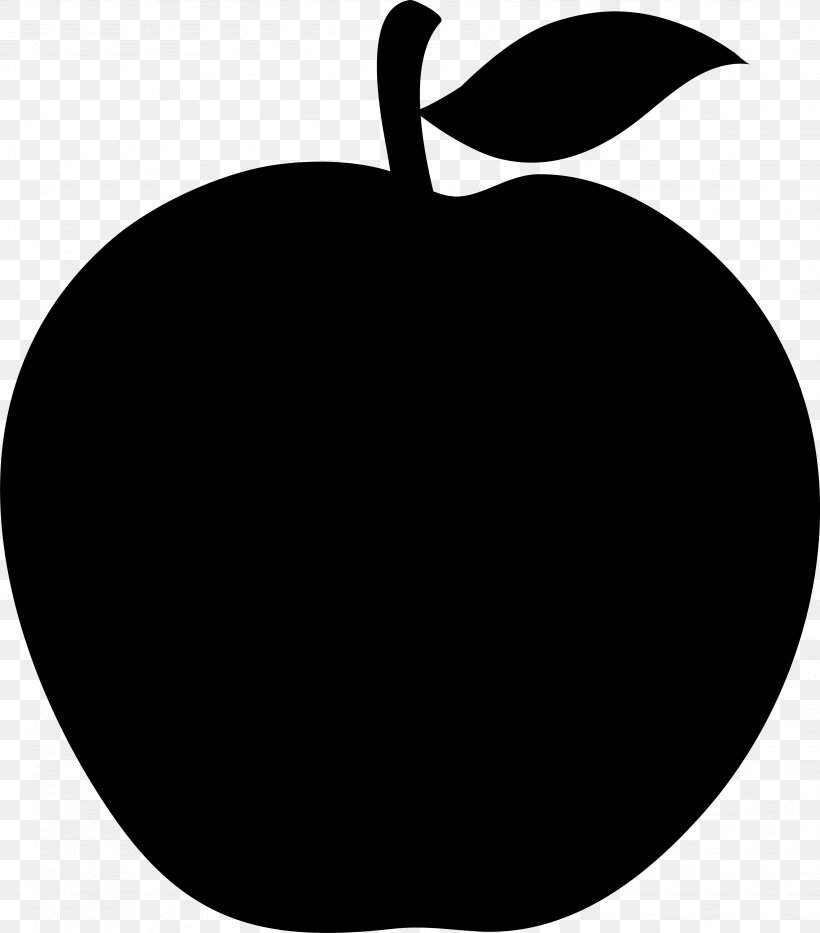 Clip Art Apple Vector Graphics, PNG, 3097x3526px, Apple, Black, Blackandwhite, Food, Fruit Download Free