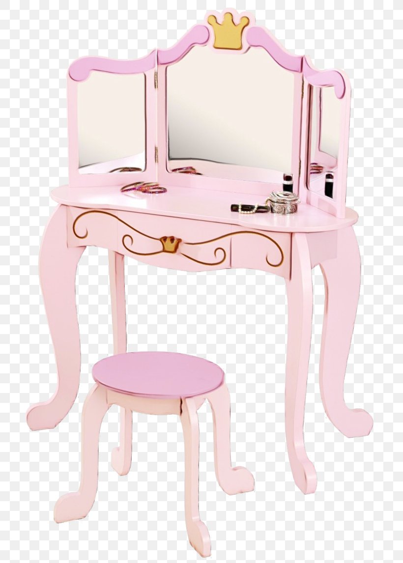 Furniture Pink Table Dresser Desk, PNG, 768x1146px, Watercolor, Desk, Dresser, Furniture, Paint Download Free