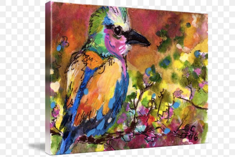 Watercolor Painting Bird Acrylic Paint, PNG, 650x547px, Painting, Acrylic Paint, Acrylic Resin, Art, Art Museum Download Free