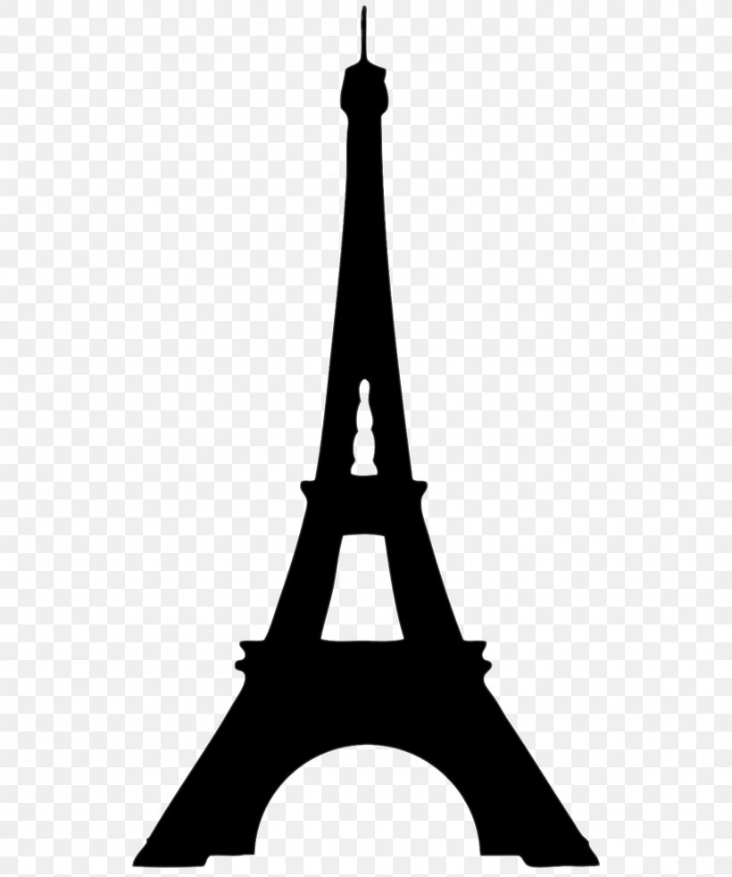 Eiffel Tower Monument Wall Decal Clip Art, PNG, 1600x1920px, Eiffel Tower, Black, Black And White, Landmark, Monochrome Download Free