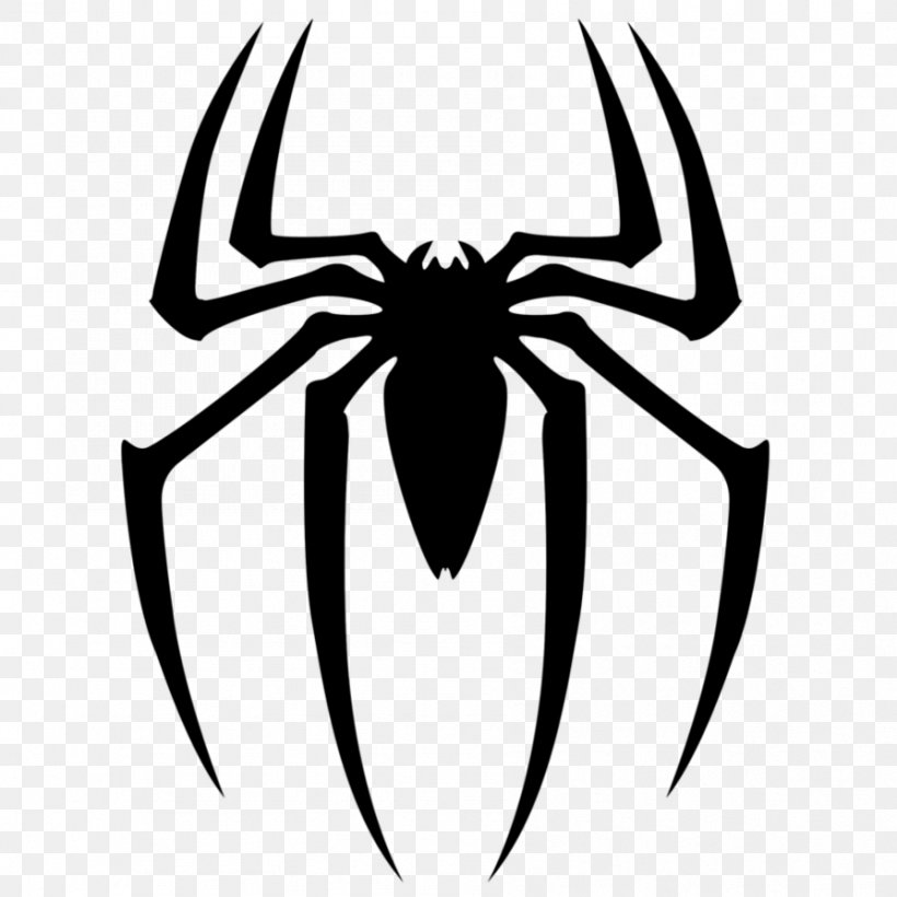 Spider-Man Film Series Symbol Clip Art, PNG, 894x894px, Spiderman, Amazing Spiderman, Arachnid, Artwork, Black And White Download Free