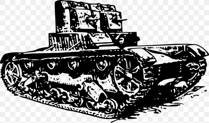 Tank T-26 Clip Art, PNG, 1280x757px, Tank, Automotive Design, Automotive Tire, Black And White, Churchill Tank Download Free