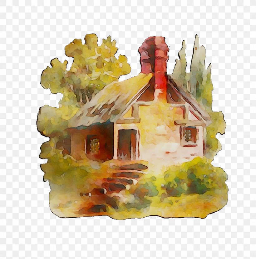 Watercolor Painting, PNG, 1044x1053px, Watercolor Painting, Cottage, Figurine, House, Paint Download Free