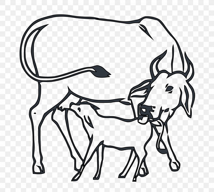 Indian National Congress Brahman Cattle Calf, PNG, 2000x1793px, India, Animal Figure, Animal Slaughter, Artwork, Black And White Download Free