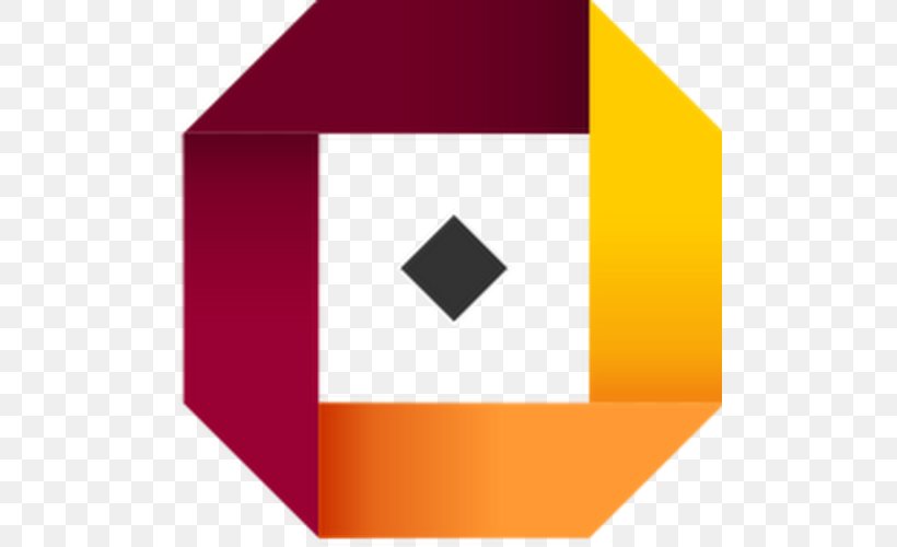 Logo Line Angle Brand, PNG, 500x500px, Logo, Area, Brand, Orange, Triangle Download Free