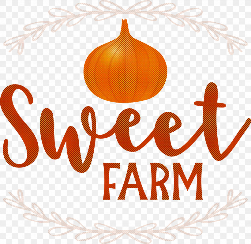 Sweet Farm, PNG, 2999x2917px, Logo, Calligraphy, Fruit, M, Meter Download Free