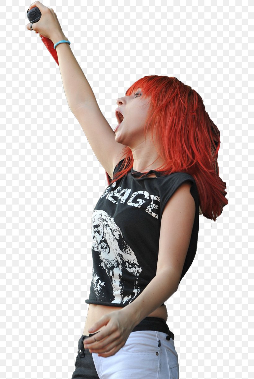 Hayley Williams Paramore Photography Singing Microphone, PNG, 654x1223px, Watercolor, Cartoon, Flower, Frame, Heart Download Free