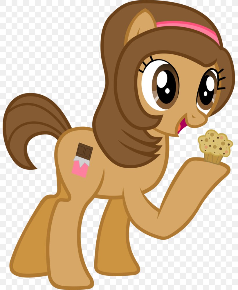 Pony Muffin Derpy Hooves Chocolate Cocoa Bean, PNG, 801x998px, Watercolor, Cartoon, Flower, Frame, Heart Download Free