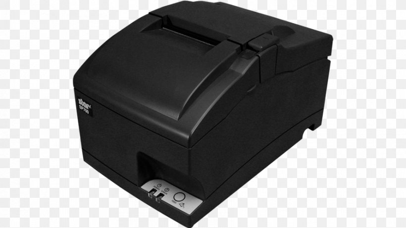 Star Micronics SP712M Dot Matrix POS Printer Star Micronics 39336531 SP742ME GRY US SP700 Impact Receipt Printer, PNG, 888x500px, Printer, Black, Business, Computer Hardware, Dot Matrix Download Free