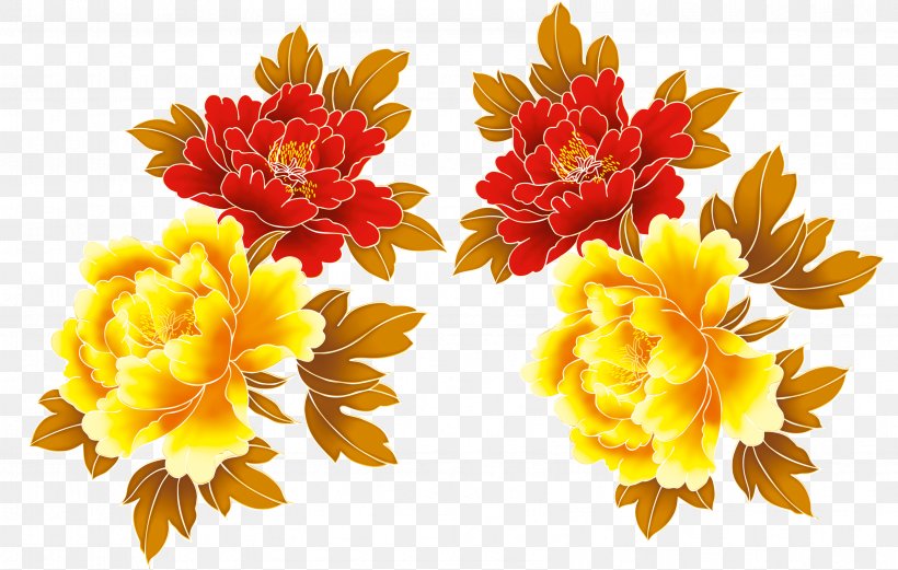 Chrysanthemum Euclidean Vector Download, PNG, 3366x2142px, Chrysanthemum, Chrysanths, Cut Flowers, Daisy Family, Floral Design Download Free