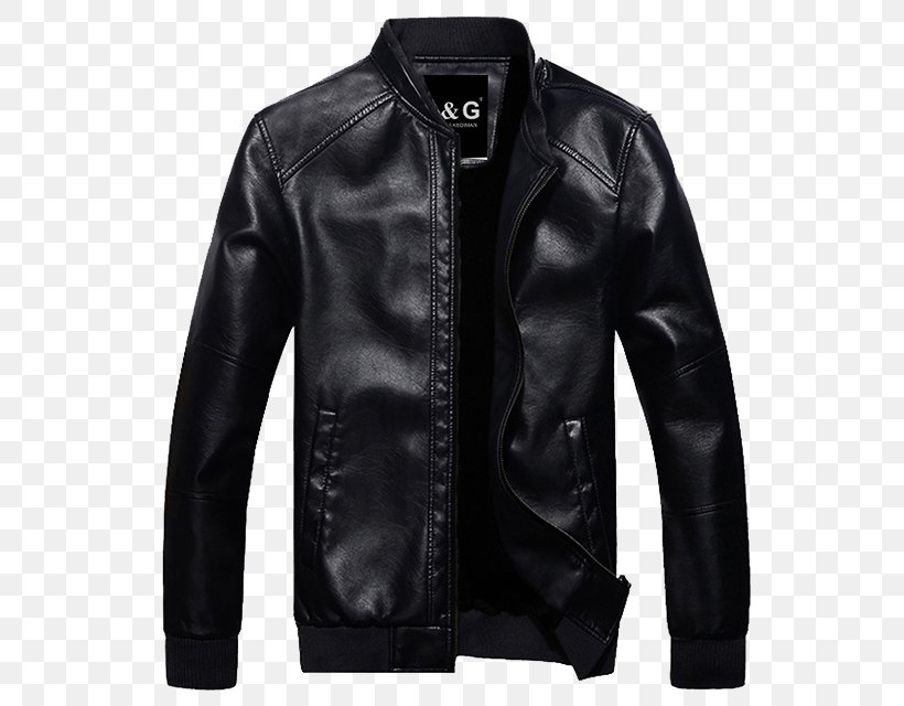 Leather Jacket Coat Slim-fit Pants, PNG, 640x640px, Leather Jacket, Artificial Leather, Casual, Clothing, Coat Download Free