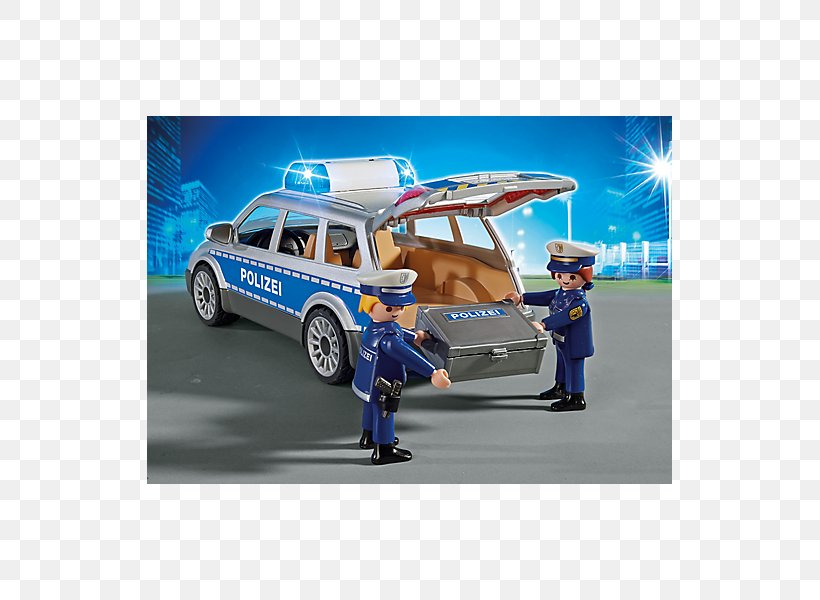 Playmobil Police Car Police Car Toy, PNG, 600x600px, Playmobil, Automotive Design, Automotive Exterior, Car, Construction Set Download Free