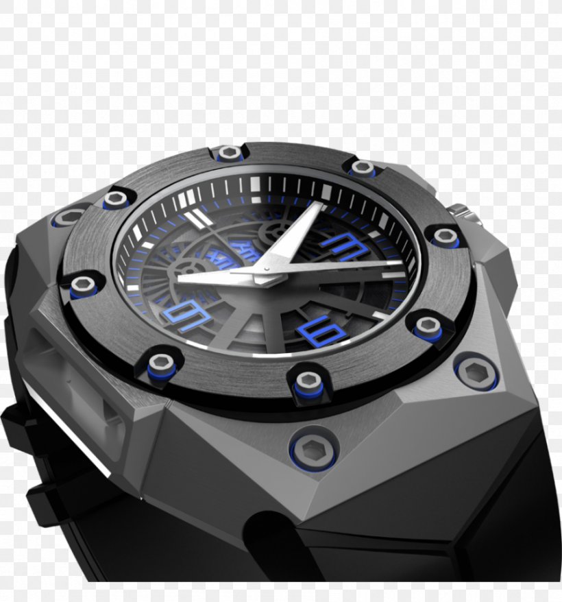 Watch Strap Linde Werdelin Diving Watch, PNG, 896x960px, Watch, Brand, Cobalt, Cobalt Blue, Diving Watch Download Free