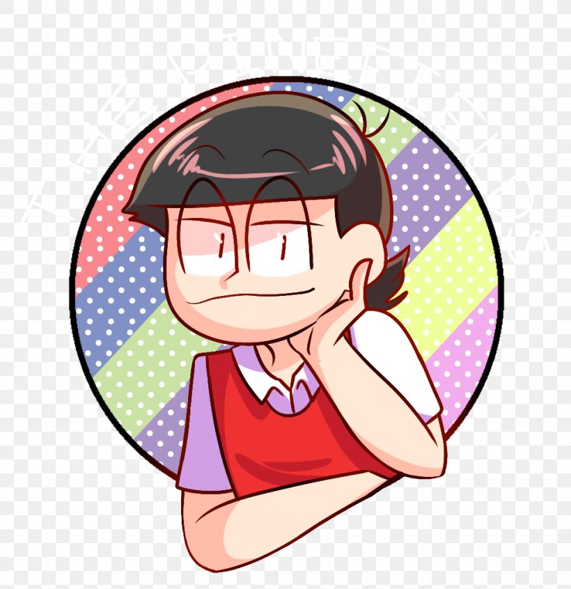 Osomatsu-kun Thumb Clip Art, PNG, 987x1019px, Watercolor, Cartoon, Flower, Frame, Heart Download Free