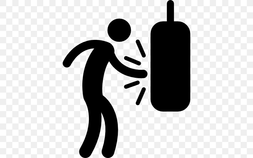 Punching & Training Bags Boxing Sport, PNG, 512x512px, Punching Training Bags, Bag, Black And White, Boxing, Finger Download Free
