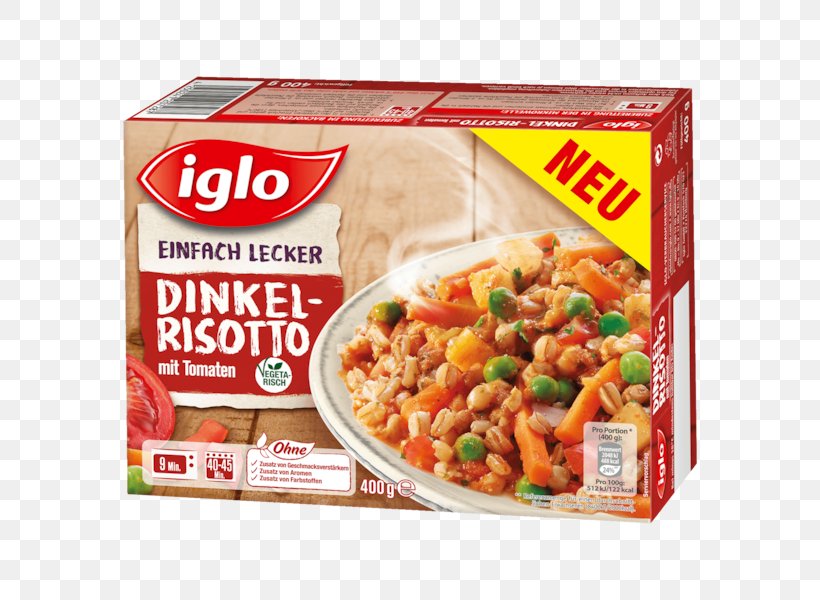 Vegetarian Cuisine Risotto Baked Beans TV Dinner Iglo, PNG, 600x600px, Vegetarian Cuisine, American Food, Baked Beans, Convenience Food, Cookware And Bakeware Download Free