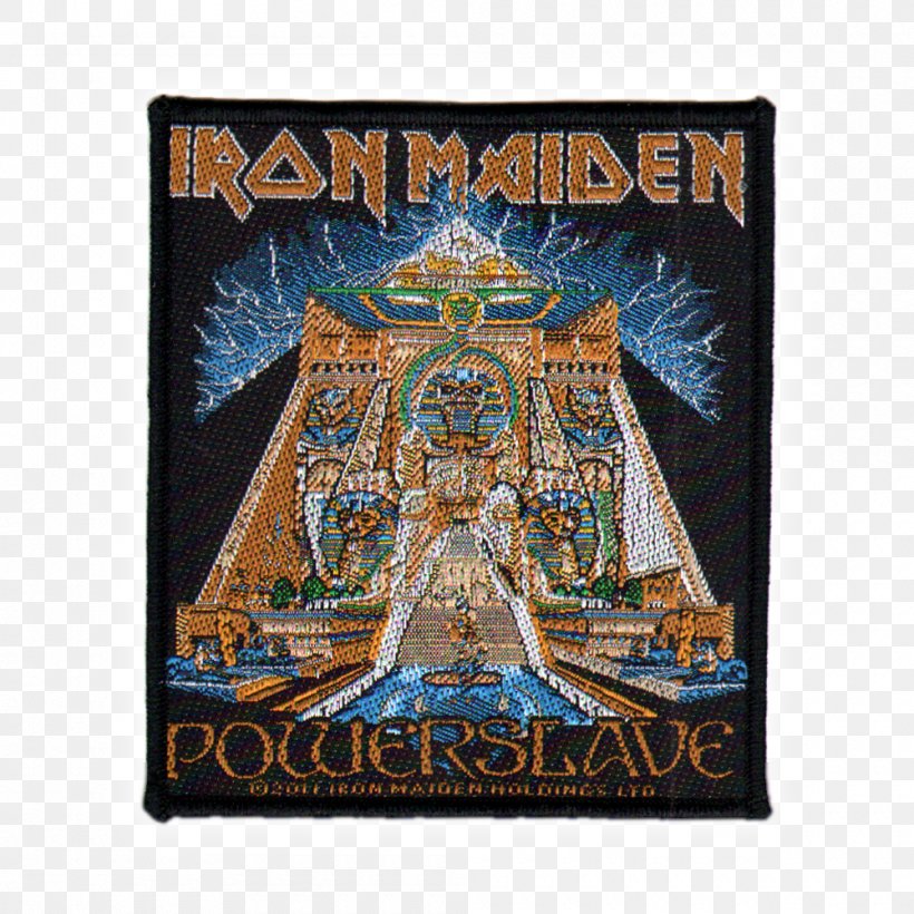 Iron Maiden Powerslave Embroidered Patch Eddie Killers, PNG, 1000x1000px, Iron Maiden, Art, Eddie, Embroidered Patch, Embroidery Download Free